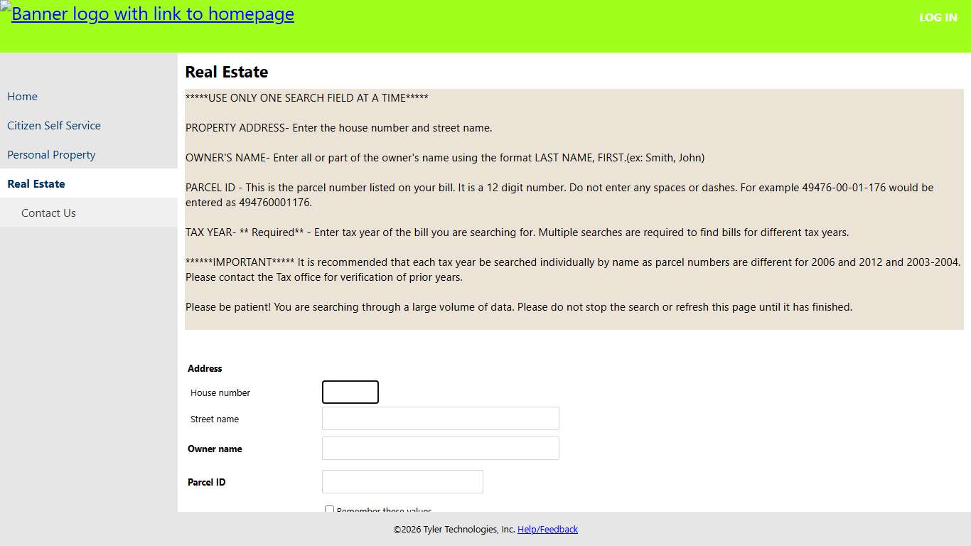 Real Estate Property Taxes