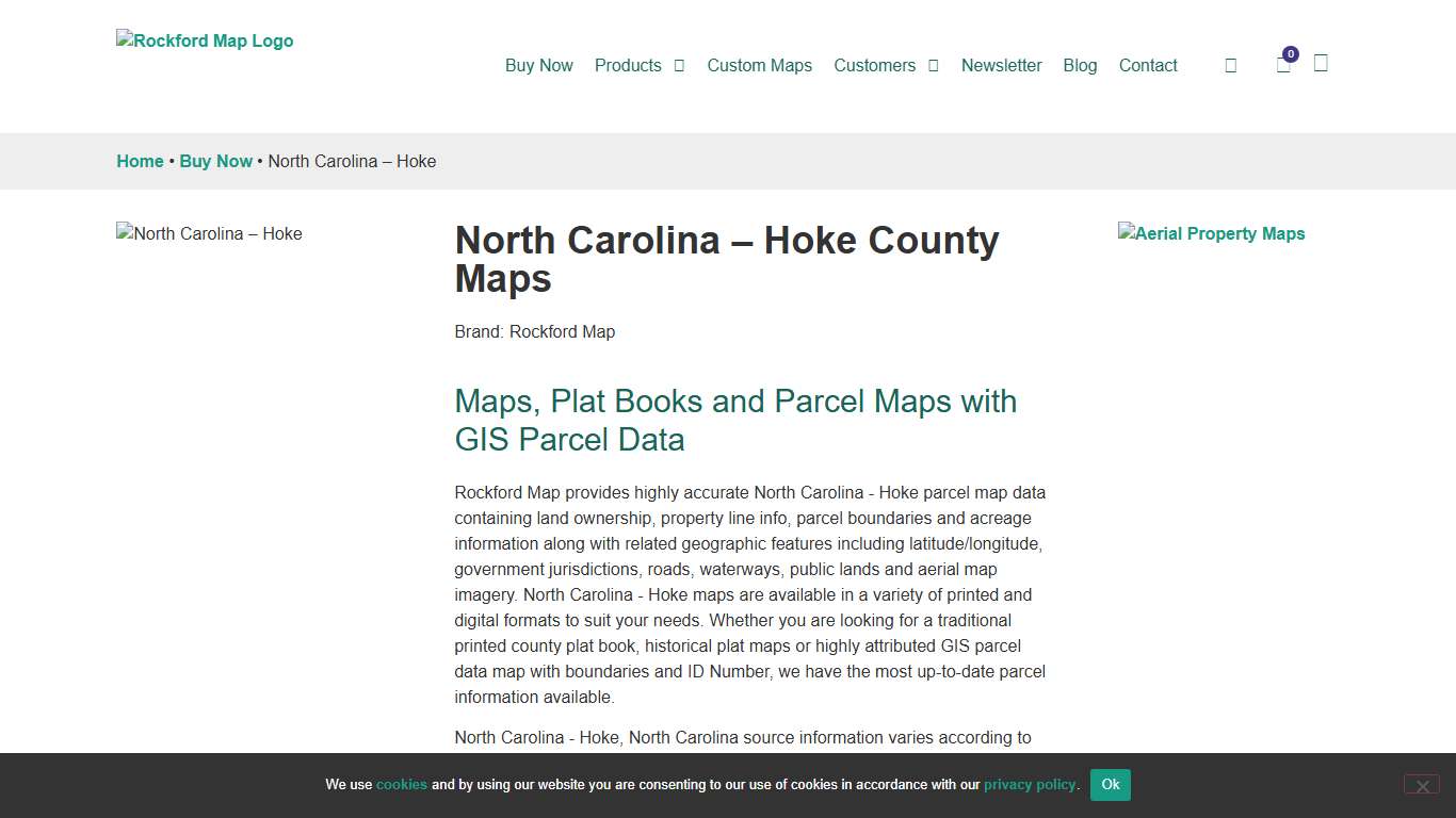 North Carolina - Hoke County Plat Map & GIS - Rockford Map Publishers